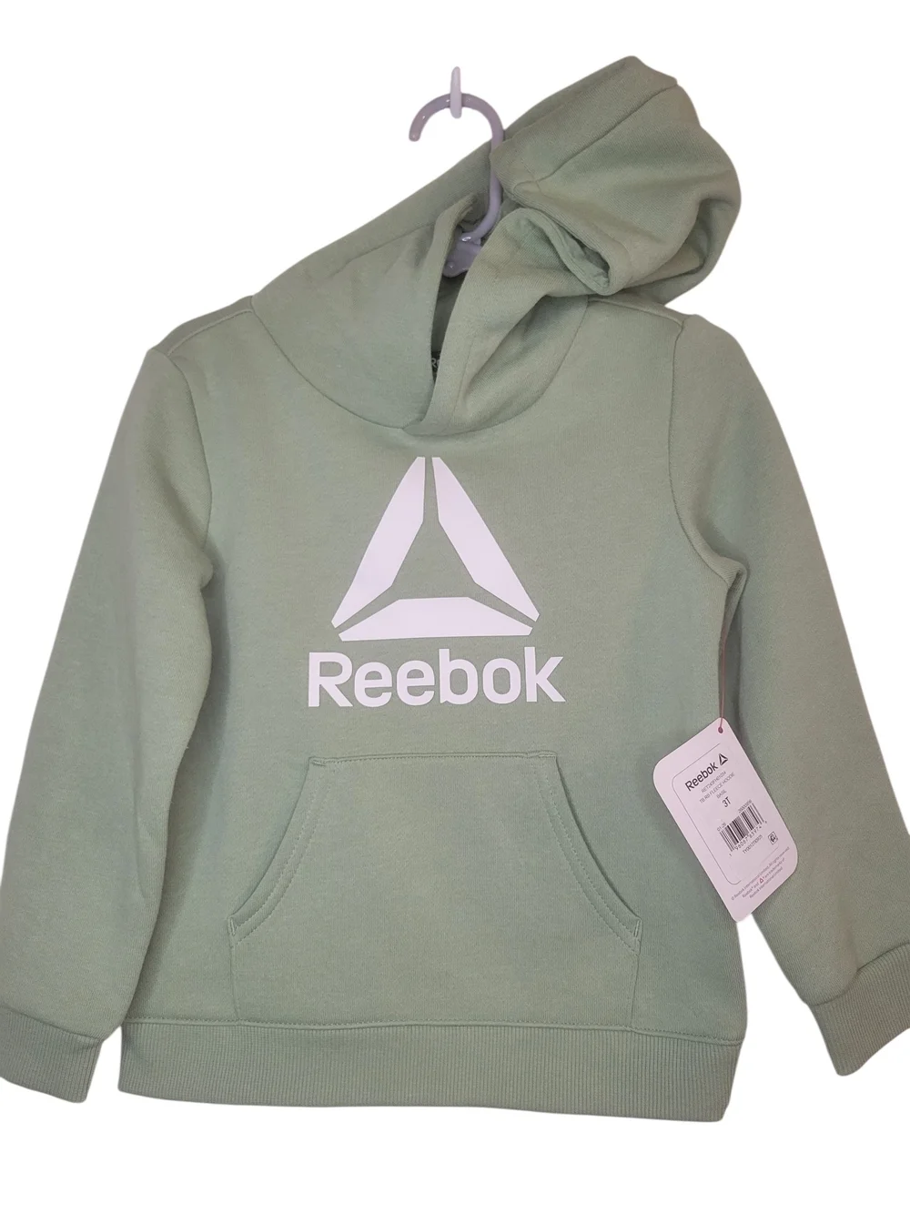 Reebok Kids' Sage Green Logo Hoodie